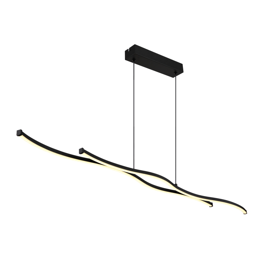 Lustră LED pe cablu Globo LED/30W/230V 3000K negru