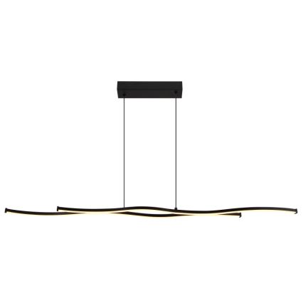 Lustră LED pe cablu Globo LED/30W/230V 3000K negru