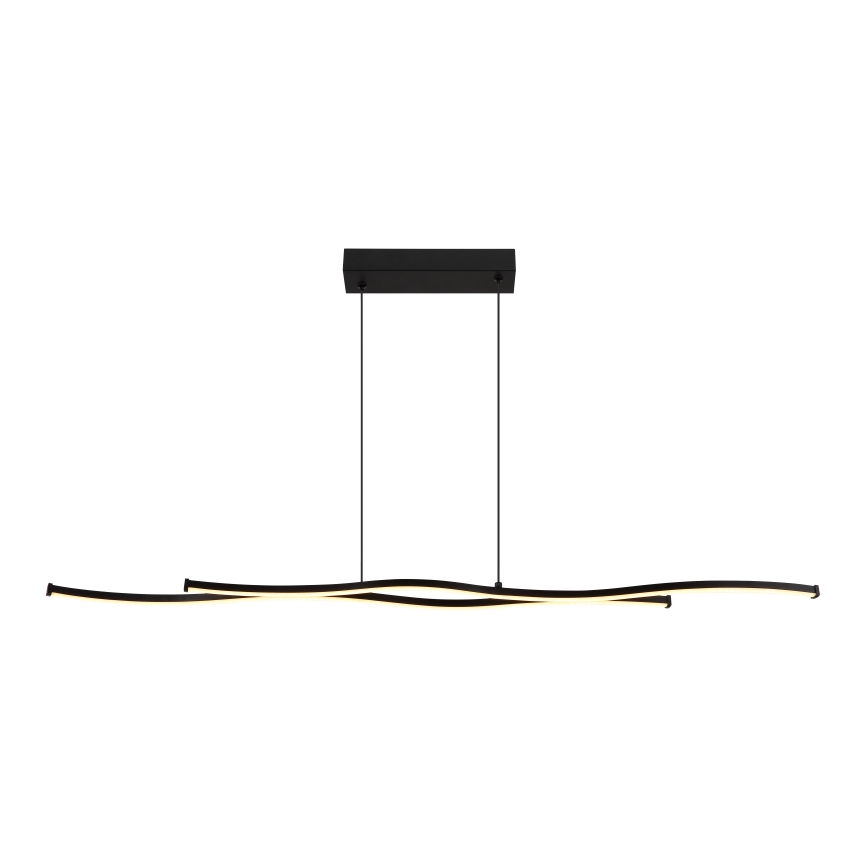 Lustră LED pe cablu Globo LED/30W/230V 3000K negru