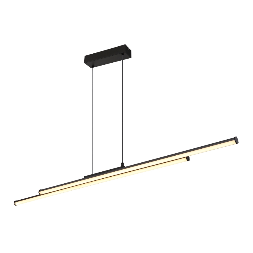 Lustră LED pe cablu Globo LED/24W/230V 3000K negru