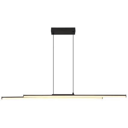 Lustră LED pe cablu Globo LED/24W/230V 3000K negru