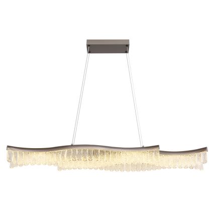 Lustră LED pe cablu Globo LED/35W/230V 3200K crom mat