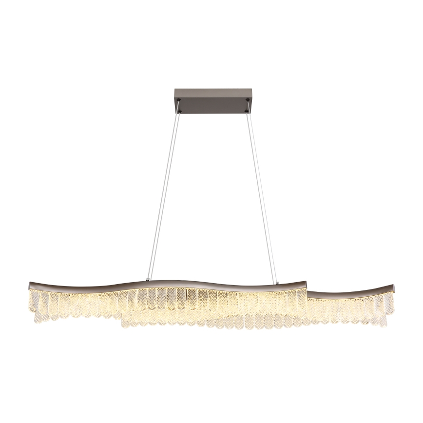 Lustră LED pe cablu Globo LED/35W/230V 3200K crom mat