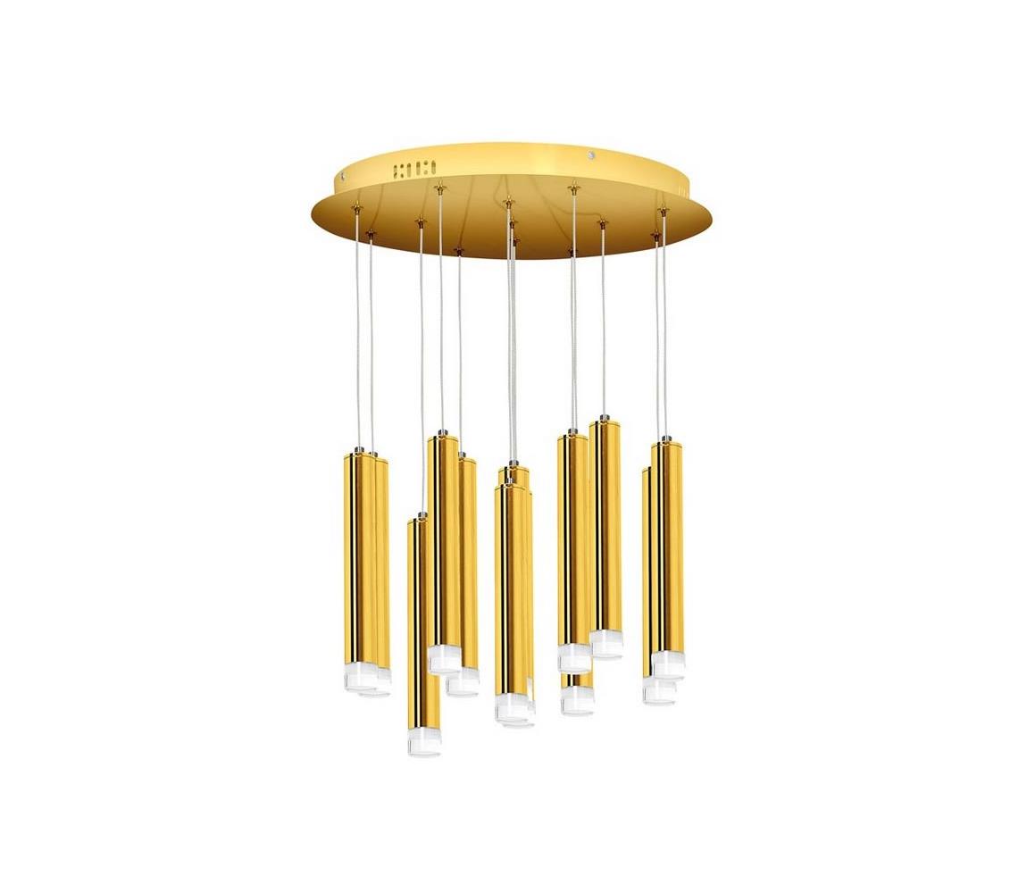 Lustră LED pe cablu GOLDIE 13xLED/12W/230V aurie