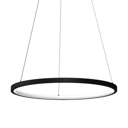 Lustră LED pe cablu HOOP LED/27W/230V d. 50 cm 4000K negru
