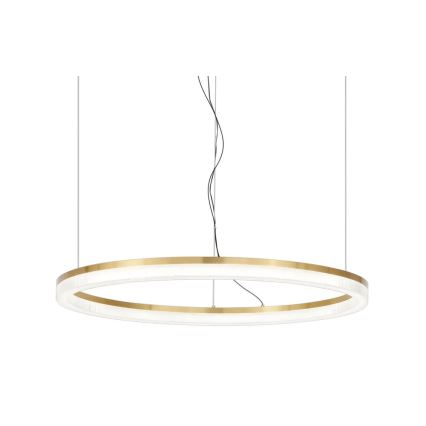 Lustră LED pe cablu Ideal Lux CROWN LED/42W/230V 3000K d. 80 cm CRI 90 alamă