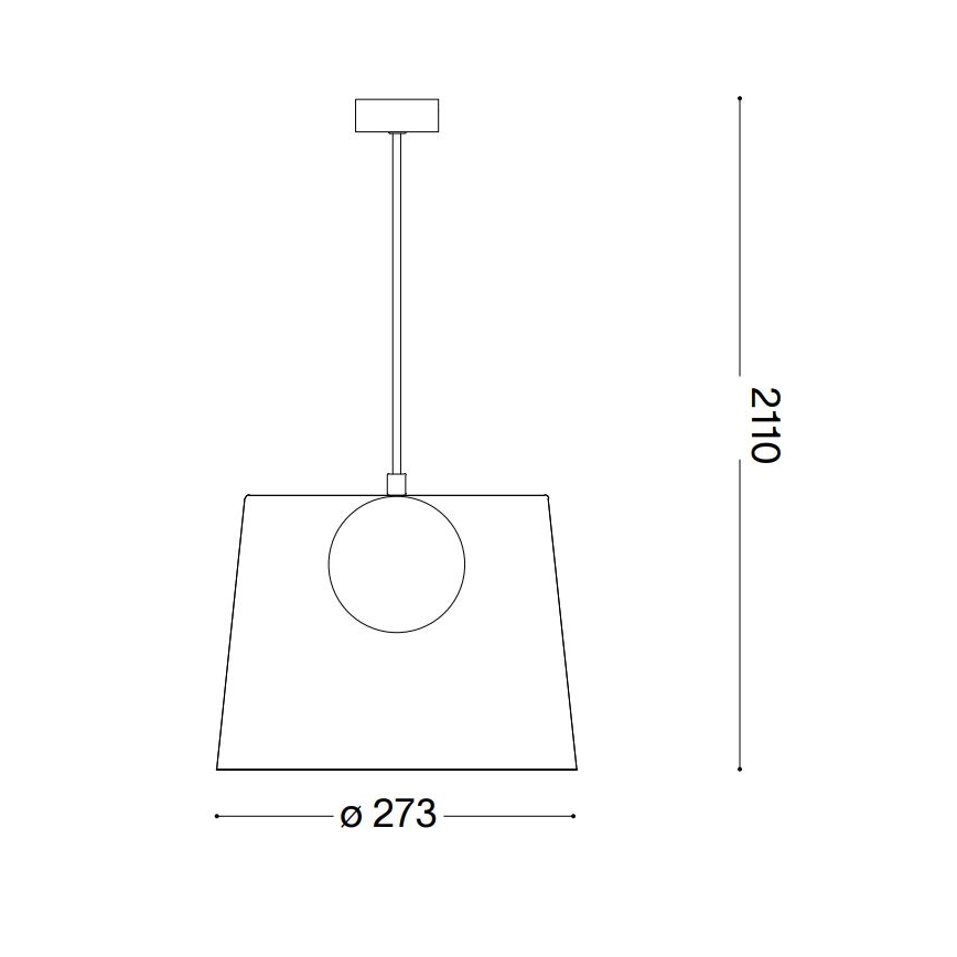 Lustră LED pe cablu Ideal Lux FADE 1xG9/3W/230V auriu