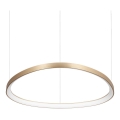 Lustră LED pe cablu Ideal Lux GEMINI LED/59W/230V d. 81 cm auriu
