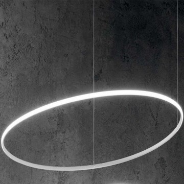 Lustră LED pe cablu Ideal Lux HULAHOOP LED/39W/230V 3000K d. 81,5 cm CRI 90 alb