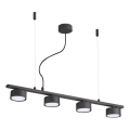 Lustră LED pe cablu Ideal Lux MINOR 4xGX53/9W/230V 75,5 cm negru