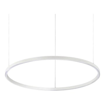 Lustră LED pe cablu Ideal Lux ORACLE SLIM LED/39W/230V 3000K d. 70 cm alb