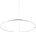 Lustră LED pe cablu Ideal Lux ORACLE SLIM LED/55W/230V d. 90 cm alb