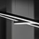 Lustră LED pe cablu Ideal Lux ORACLE SLIM LED/55W/230V d. 90 cm negru