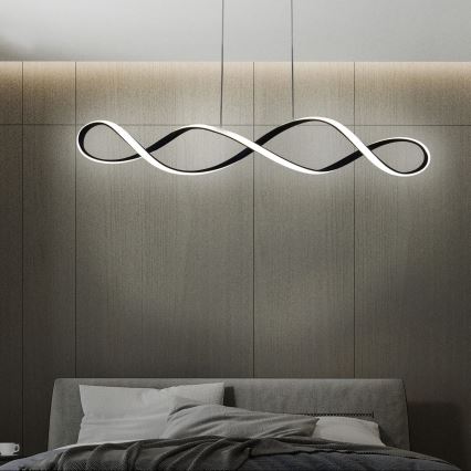 Lustră LED pe cablu INFINITO LED/34W/230V negru