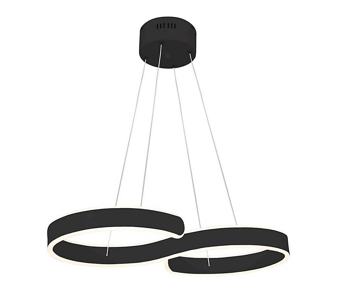 Lustră LED pe cablu INFINITY LED/50W/230V negru