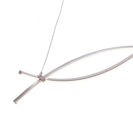 Lustră LED pe cablu JUST LIGHT. 15382-55 MAJA 2xLED/8,4W/230V crom