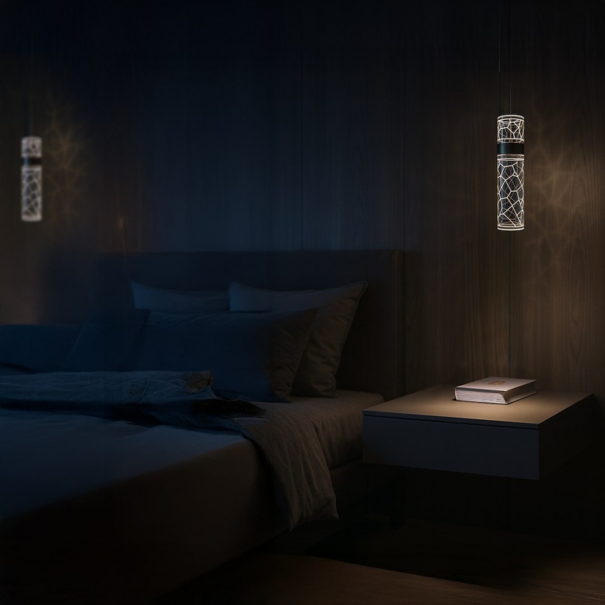 Lustră LED pe cablu LAGOS LED/8W/230V, aurie