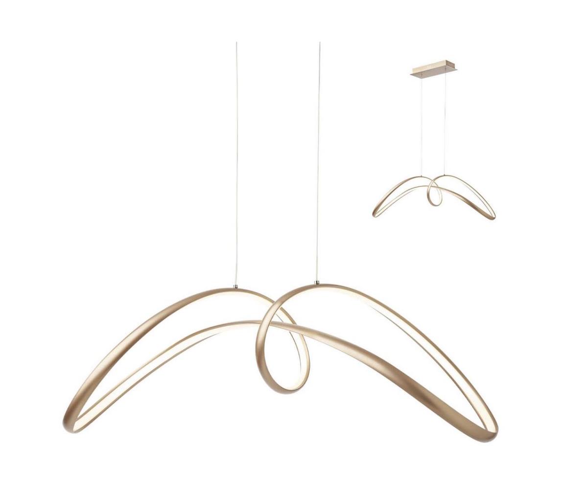 Lustră LED pe cablu LAMON LED/57W/230V auriu Redo 01-2454