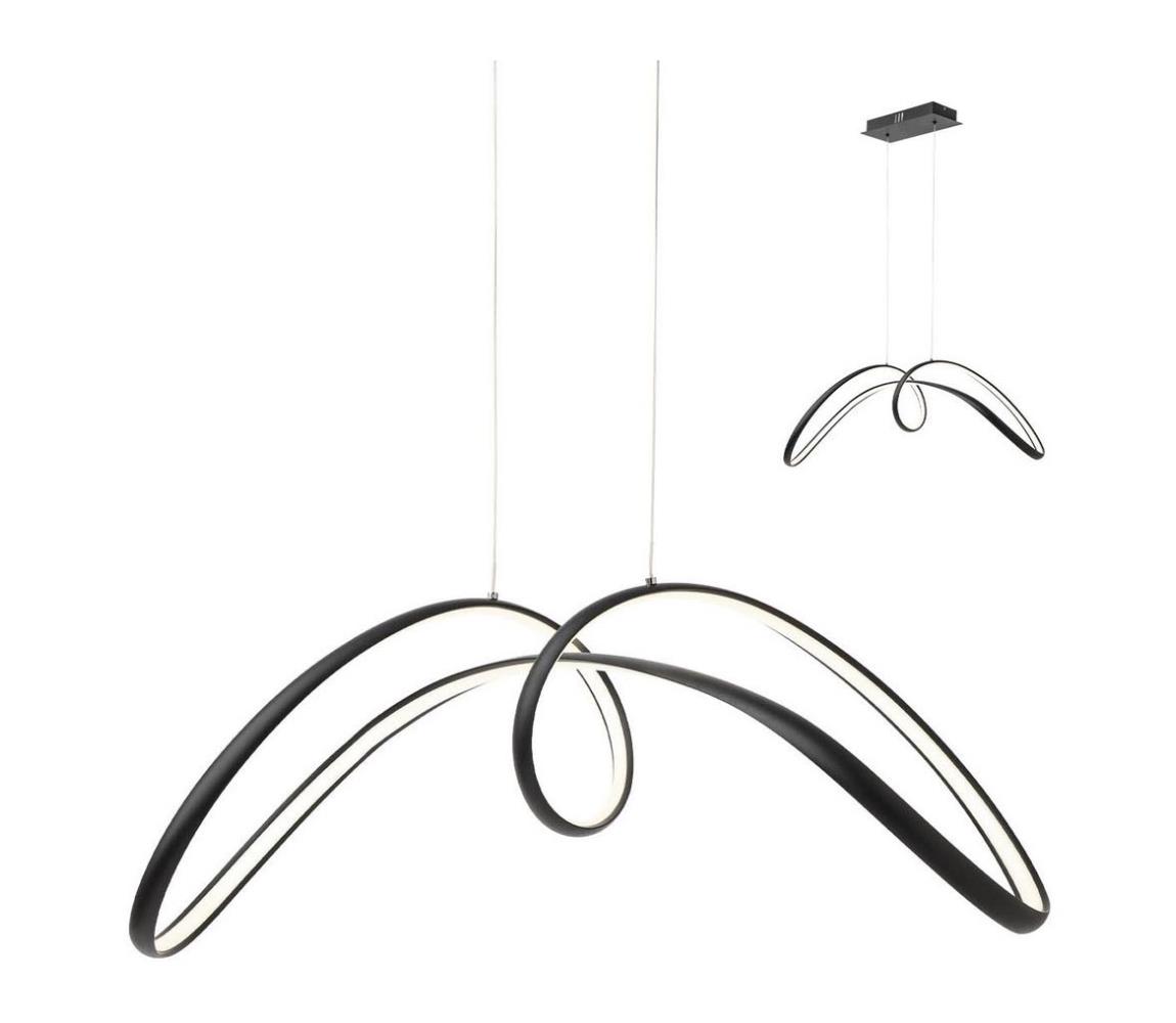 Lustră LED pe cablu LAMON LED/57W/230V negru Redo 01-2455