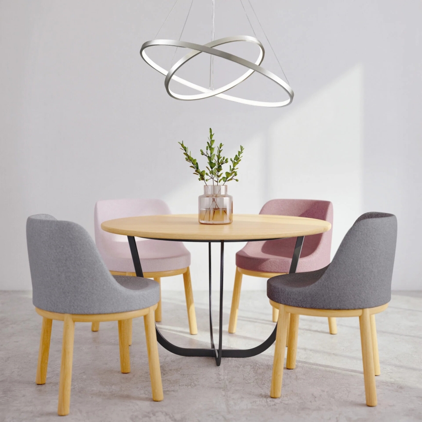 Lustră LED pe cablu LEA LED/35W/230V 4000K d. 60 cm crom