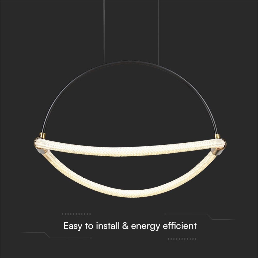 Lustră LED pe cablu LED/12W/230V 3000K