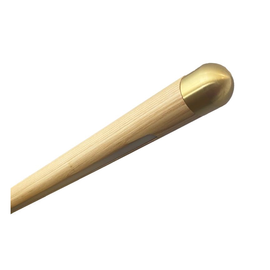 Lustră LED pe cablu LED/22W/230V 4000K 120 cm frasin/lemn masiv