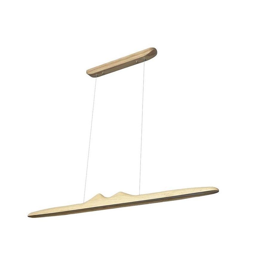 Lustră LED pe cablu LED/22W/230V 4000K 120 cm frasin/lemn masiv