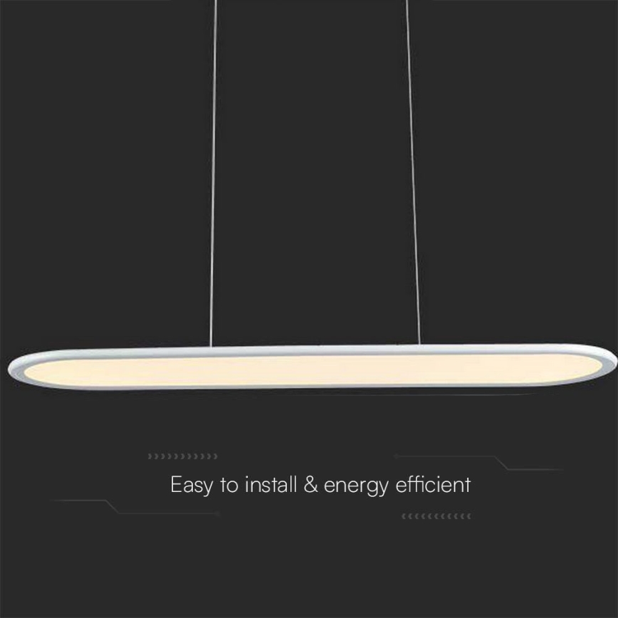 Lustră LED pe cablu LED/24W/230V 4000K alb