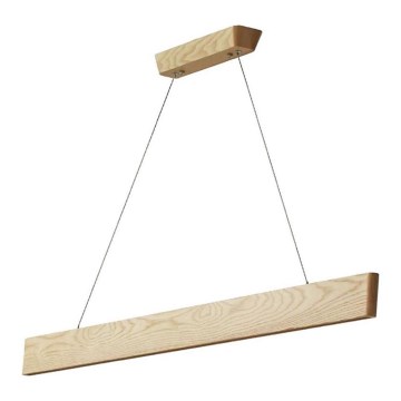 Lustră LED pe cablu LED/26W/230V 4000K 150 cm frasin/lemn masiv