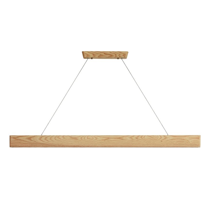 Lustră LED pe cablu LED/26W/230V 4000K 150 cm frasin/lemn masiv