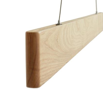 Lustră LED pe cablu LED/26W/230V 4000K 150 cm frasin/lemn masiv
