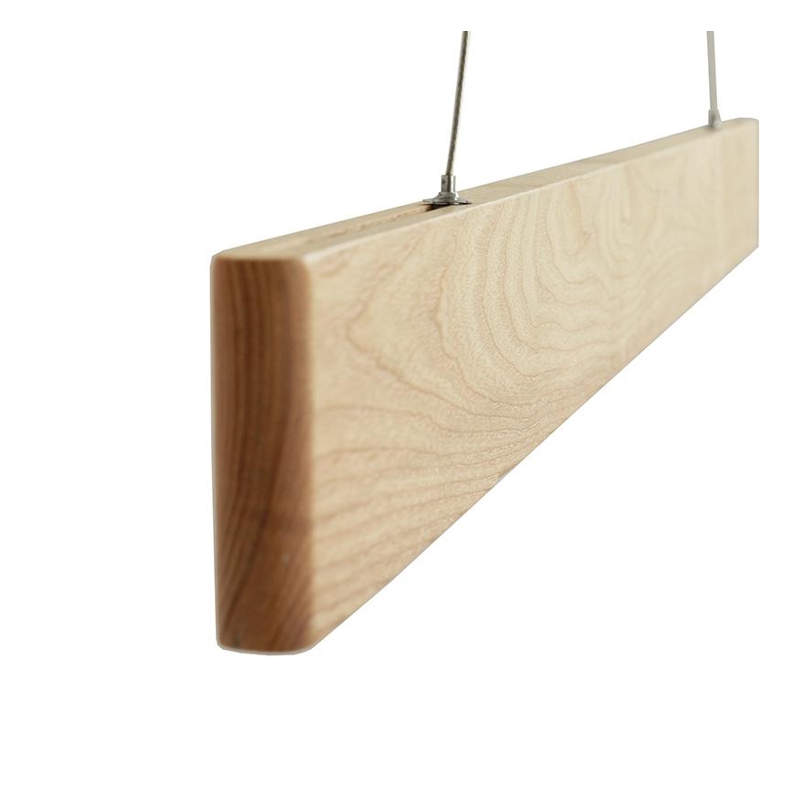 Lustră LED pe cablu LED/26W/230V 4000K 150 cm frasin/lemn masiv
