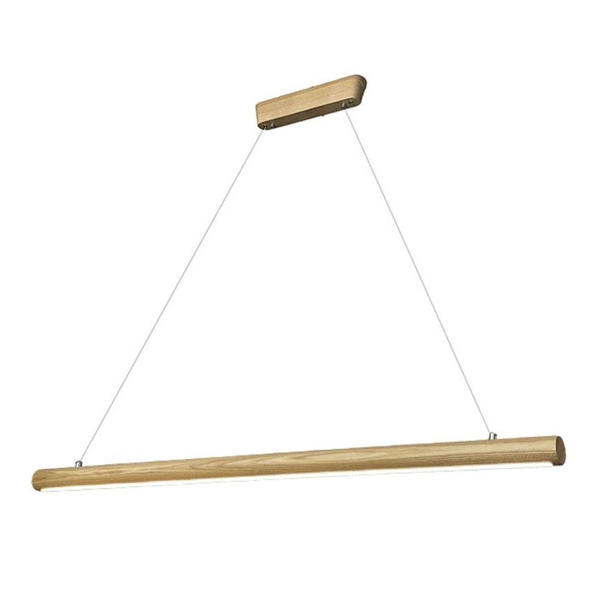 Lustră LED pe cablu LED/26W/230V 4000K 150 cm frasin/lemn masiv