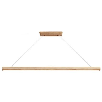 Lustră LED pe cablu LED/26W/230V 4000K 150 cm frasin/lemn masiv