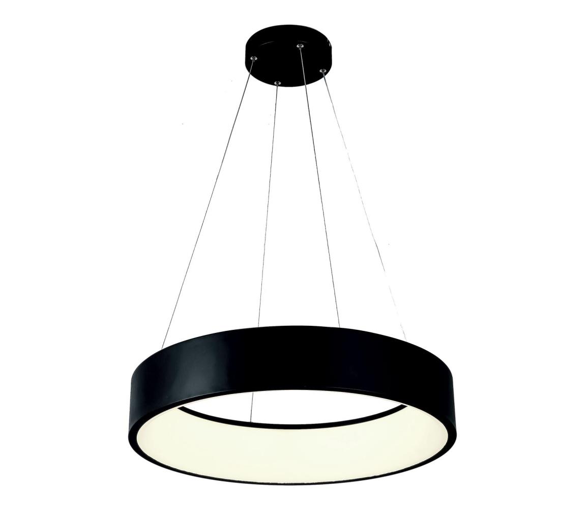 Lustră LED pe cablu LED/30W/230V 3000K d. 45 cm negru