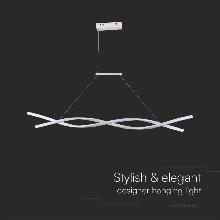 Lustră LED pe cablu LED/30W/230V 4000K alb