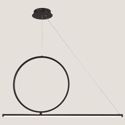 Lustră LED pe cablu LED/32W/230V 3000K negru