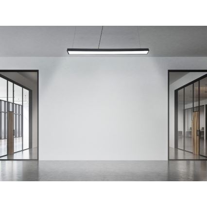 Lustră LED pe cablu LED/32W/230V 4000K d. 120 cm negru