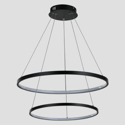 Lustră LED pe cablu LED/37W/230V 3000K negru