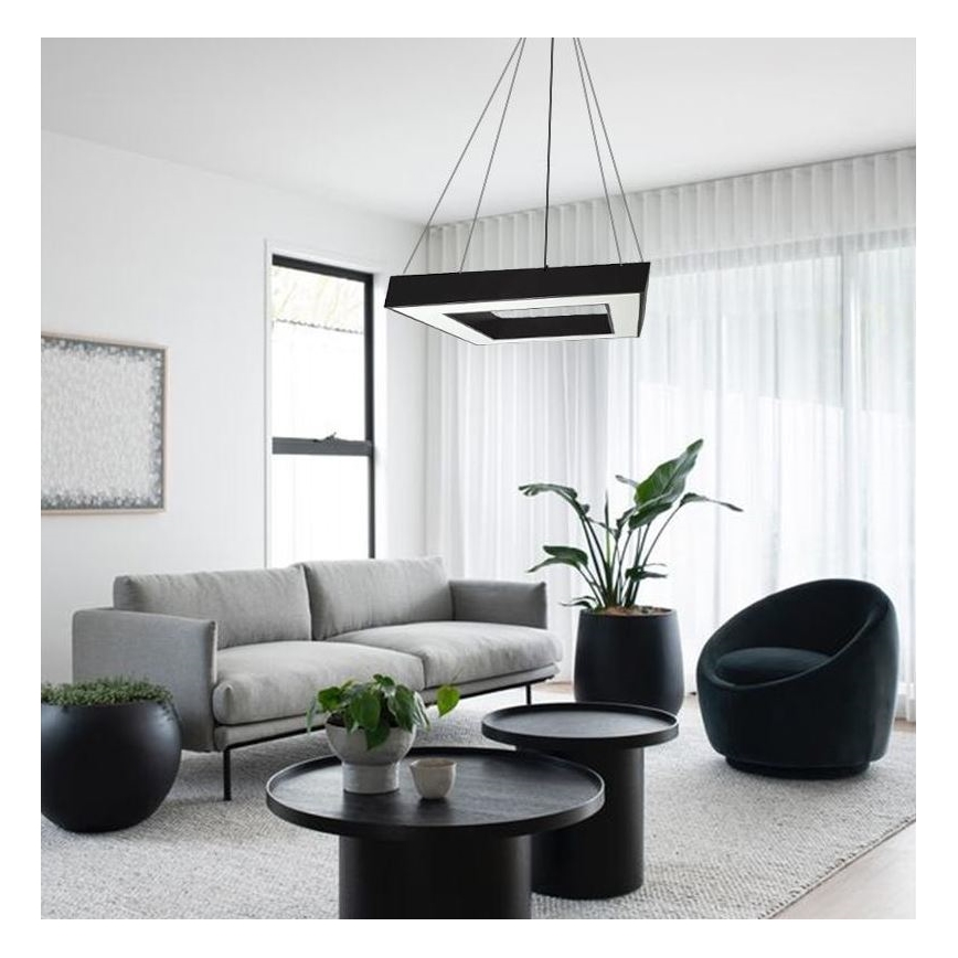 Lustră LED pe cablu LED/40W/230V 4000K 60x60 cm