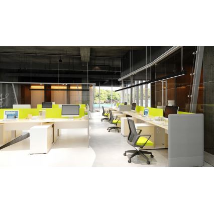 Lustră LED pe cablu LED/44W/230V 3000K 120 cm neagră