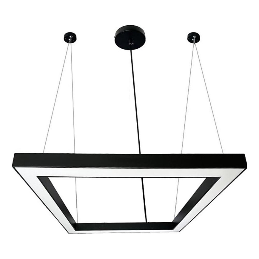 Lustră LED pe cablu LED/80W/230V 4000K 120x120 cm negru
