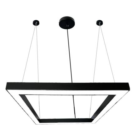 Lustră LED pe cablu LED/80W/230V 4000K 120x120 cm negru