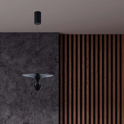 Lustră LED pe cablu LED/9W/230V 3000K negru