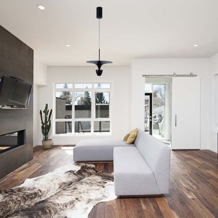 Lustră LED pe cablu LED/9W/230V 3000K negru