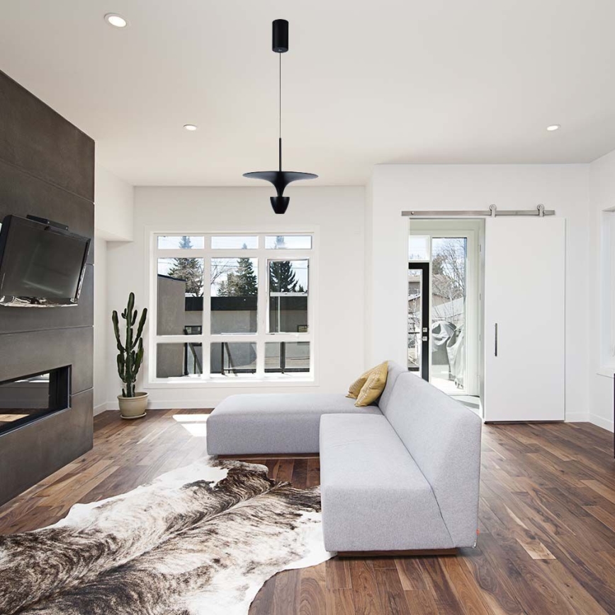 Lustră LED pe cablu LED/9W/230V 3000K negru