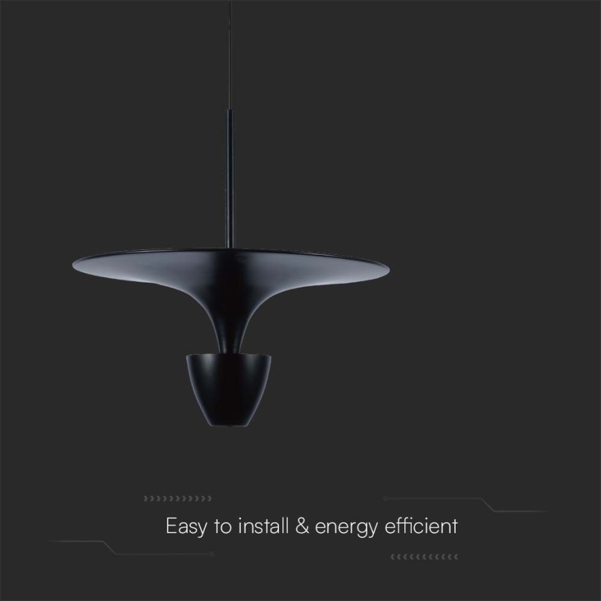 Lustră LED pe cablu LED/9W/230V 3000K negru