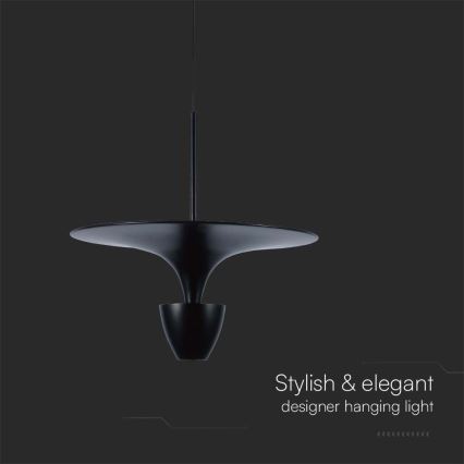 Lustră LED pe cablu LED/9W/230V 3000K negru