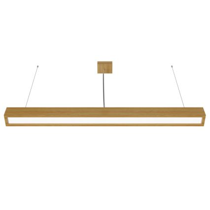 Lustră LED pe cablu LOOK LED/36W/230V 4000K 120 cm stejar APLED