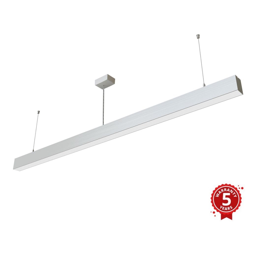 Lustră LED pe cablu LOOK LED/58W/230V 4000K 150 cm argintie APLED